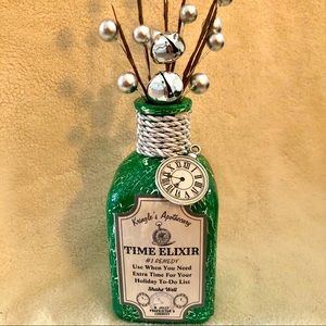 Hand-Crafted Holiday Apothecary Jar/Vase